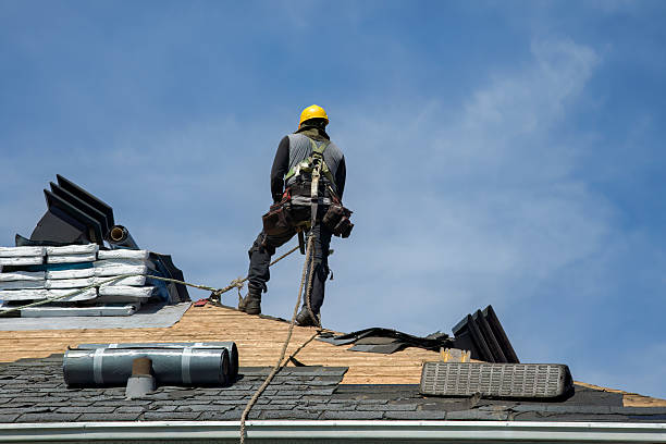 Professional Metal Roofing technician working in Mahaffey, PA